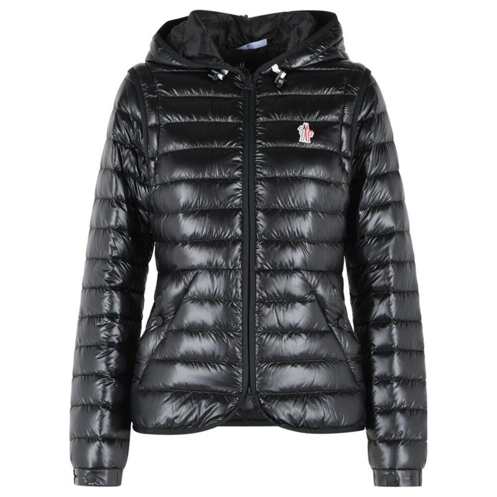 Moncler Grenoble Black 2-In-1 'Karura' Hooded Down Jacket Women